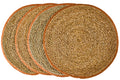 Novita-home-gourmet--placemate-tondo-naturale-bordato-orange-set-1/4-zg-441/orange