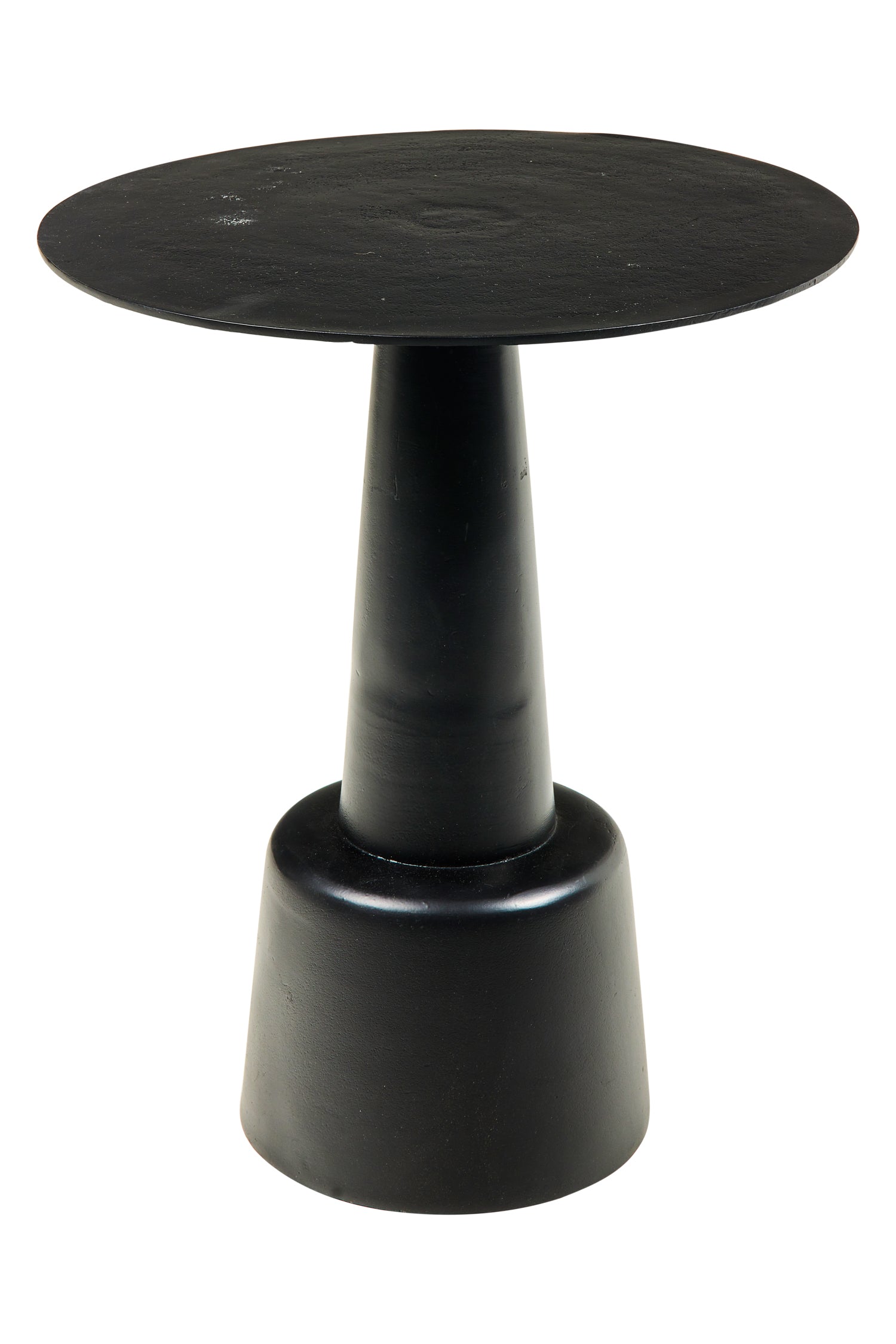 Novità Home Side Coffee Tables - Tavolino Tondo Con Base Cono Tronco