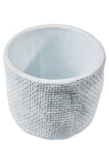 Novita-home-texture-cement--vaso-trama-tessuto-bianco-misura-17x14-cn-37/l