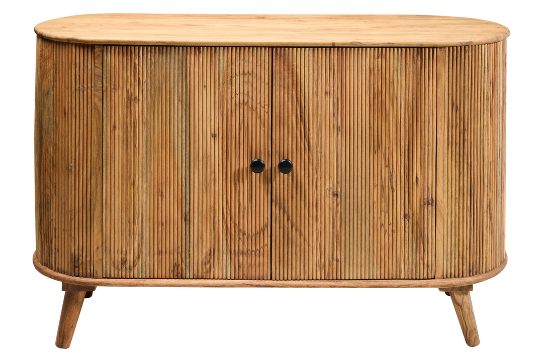 Caribe Sideboard in Acacia with Rounded Corners - Natural Design | Home ...