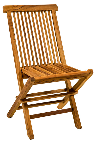 Cabrera Folding Chair in Brown Teak – Novità Home