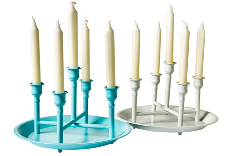 Novita-home-friendly--porta-candele-con-piatto-turquese-gf-694/b